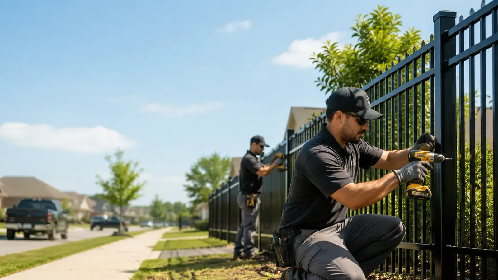 Metal Fence Installation in Hazleton, IA